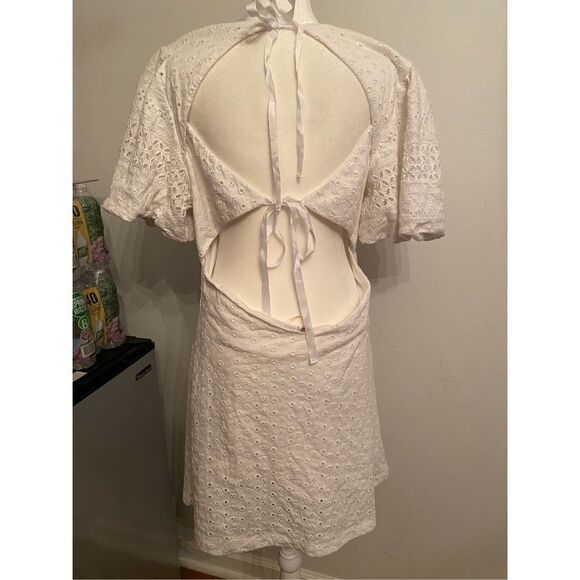 Free people -Apricot Rose Mini Dress - Picture 7 of 10